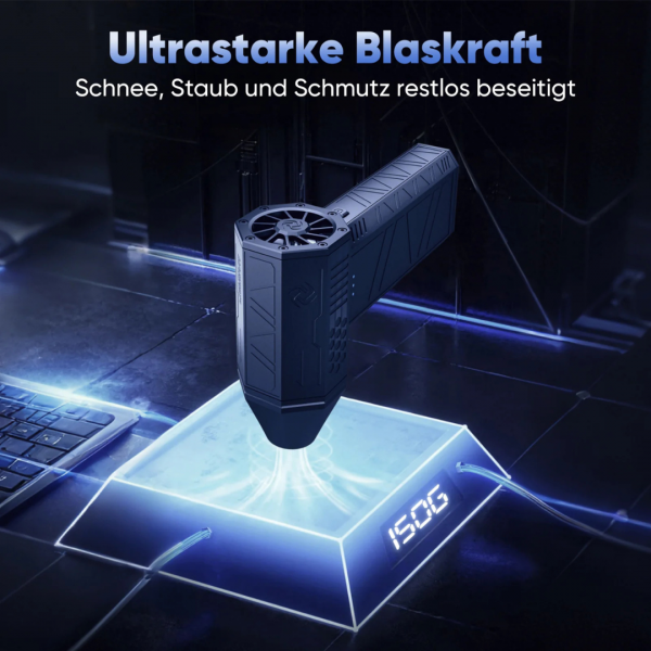 SALCAR Elektrischer Air Duster X3 mini mit 110.000 U/min – Tragbares & Wiederaufladbares Staubgebläse mit Turbomodus für PC, Auto & Haushalt – Bild 2